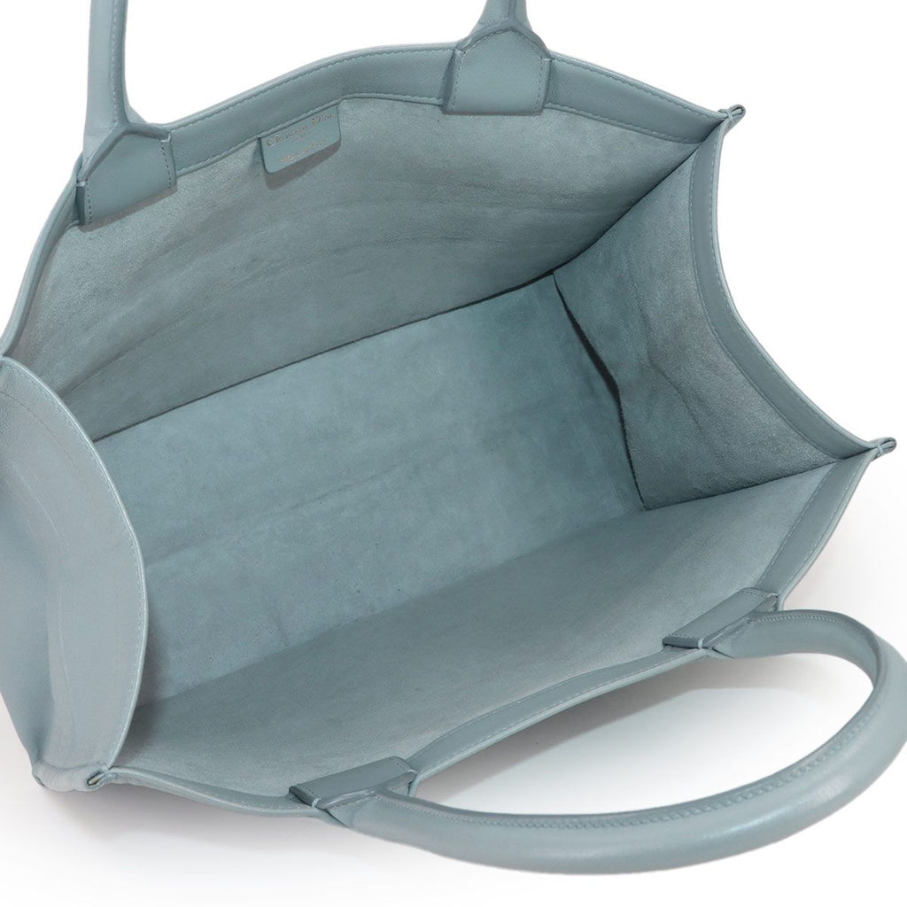Dior Book Tote Leather Gray — view 7
