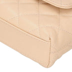 Chanel Coco Handle Mini Gold Caviar Leather Shoulder Bag — view 4
