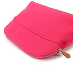 Hermes Bolide Pouch MM Cotton Canvas Hibiscus Silver — view 5
