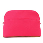 Hermes Bolide Pouch MM Cotton Canvas Hibiscus Silver — view 2