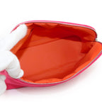 Hermes Bolide Pouch MM Cotton Canvas Hibiscus Silver — view 6