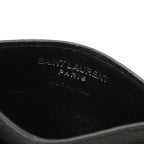 Saint Laurent Cassandra Card Case Holder Leather Black — view 7