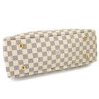 Louis Vuitton Damier Azur Lymington 2-Way Tote Shoulder Bag White — view 5