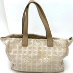 Chanel Tote New Travel Beige CC Logo Business — view 2