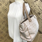 Chanel Tote New Travel Beige CC Logo Business — view 3
