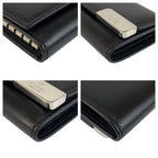 Gucci Black Silver Leather Key Case 6 Rows Key Holder — view 5