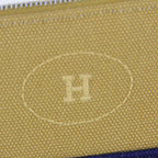 Hermes Bolide Mini Boxed Pouch Cotton Ocher Navy — view 8