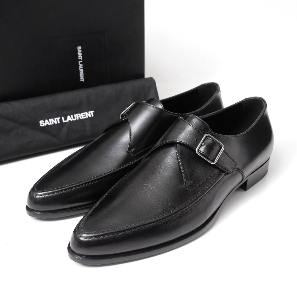 Saint Laurent Dress Shoes 42 Monk Strap Leather