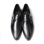 Saint Laurent Dress Shoes 42 Monk Strap Leather — view 4