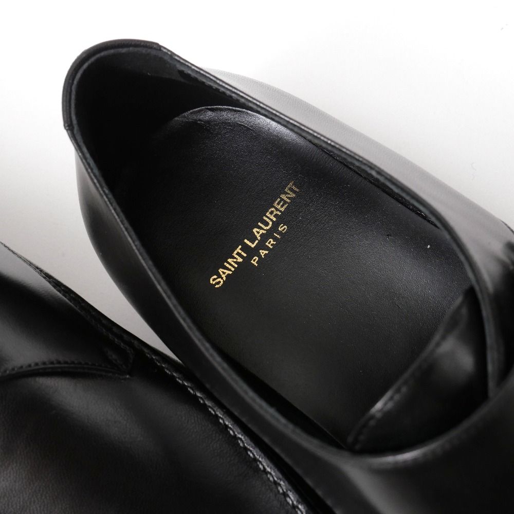 Saint Laurent Dress Shoes 42 Monk Strap Leather — view 8