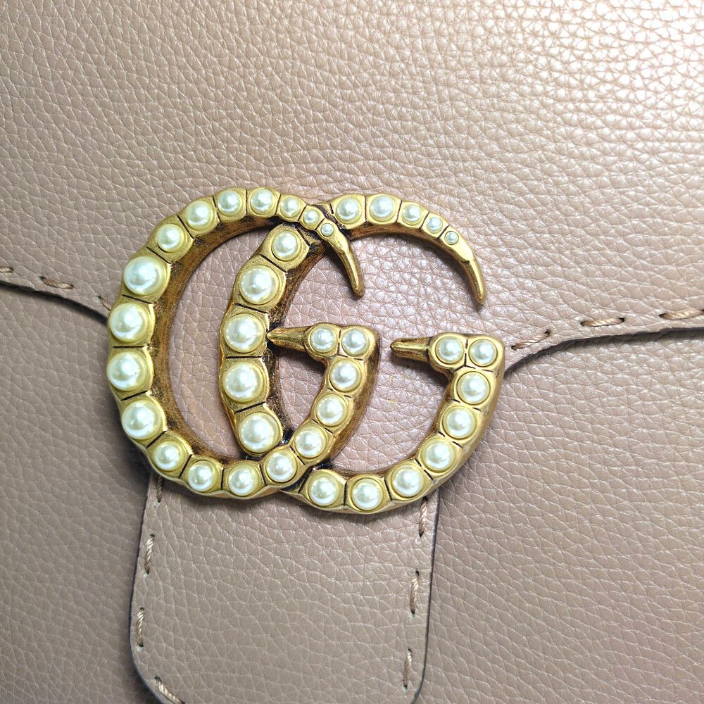 Gucci GG Marmont Handbag Pink All — view 6