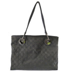 Gucci GG Canvas Tote Black All B /