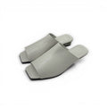 Hermes Idol Sandals Shoes Leather White Chaine D'ancre Mules