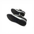 Chanel Sneakers Shoes Suede Gray CC Logo — view 5