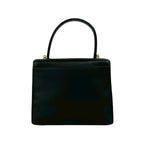 Celine Vintage Logo Ring Leather 2-Way Shoulder Bag Black — view 3