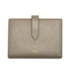 Celine Strap Wallet Bifold Pebble