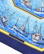 Hermes Bandana Scarf Blue — view 3