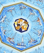Hermes Bandana Scarf Blue — view 2