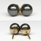 Dior Tribal Earrings Metal Resin Pearl Black — view 8