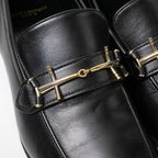 Saint Laurent Paris Loafers 42.5 Bit Leather Shoes — view 6