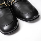Saint Laurent Paris Loafers 42.5 Bit Leather Shoes — view 5