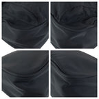 Prada Tessuto Black Nylon Leather Shoulder Bag — view 3