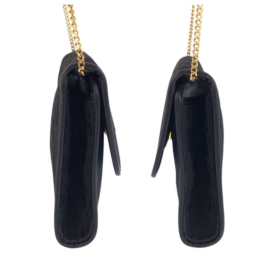 Dior Vintage Trotter Black Chain Shoulder Bag Pochette — view 8