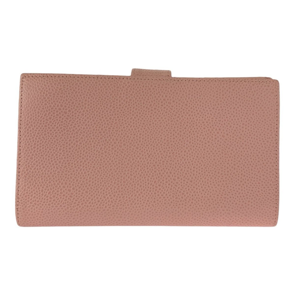Chanel Vintage CC Logo Pink Gold Leather Wallet — view 2