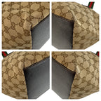 Gucci Sherry Line Beige Brown GG Canvas Tote — view 4