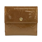Louis Vuitton Monogram Vernis Porte Monet Billets Cult Cles Fold Wallet Compact