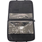 Prada Tessuto Black Silver Nylon Business Briefcase — view 7