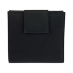 Prada Tessuto Black Silver Nylon Compact Wallet — view 2