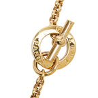 Celine Long Necklace Gold Black Plated Enamel — view 5