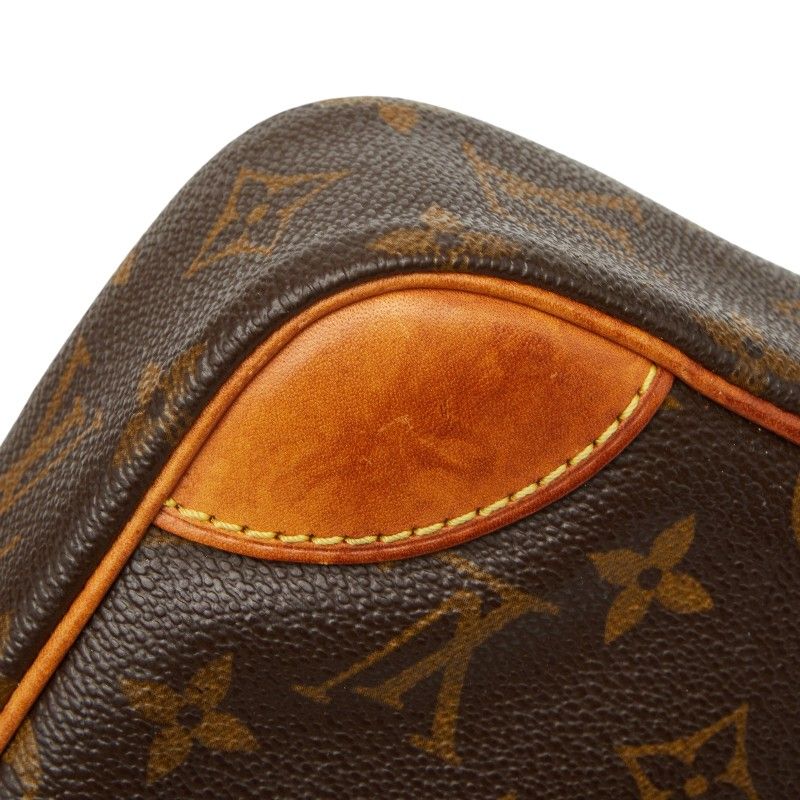 Louis Vuitton Monogram Danube Crossbody Shoulder Bag Brown Leather — view 6