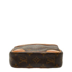 Louis Vuitton Monogram Danube Crossbody Shoulder Bag Brown Leather — view 3