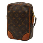 Louis Vuitton Monogram Danube Crossbody Shoulder Bag Brown Leather — view 2