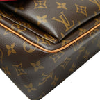 Louis Vuitton Monogram Viva Cite PM Crossbody Shoulder Bag Brown Leather — view 5