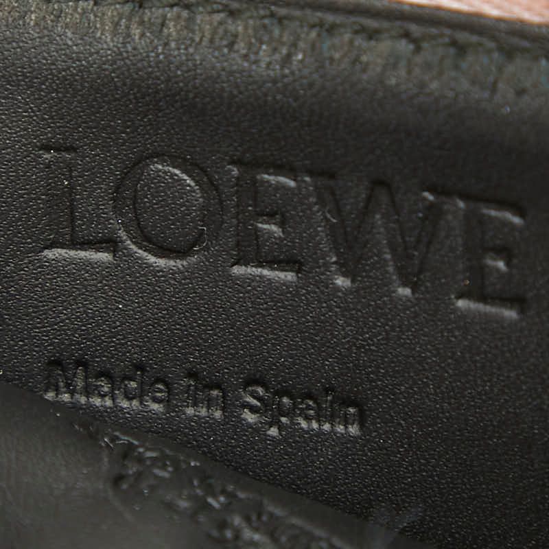 Loewe Anagram Card Case Pink Leather — view 7