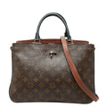 Louis Vuitton Monogram Mille Feuille 2-Way Shoulder Bag Brown Leather