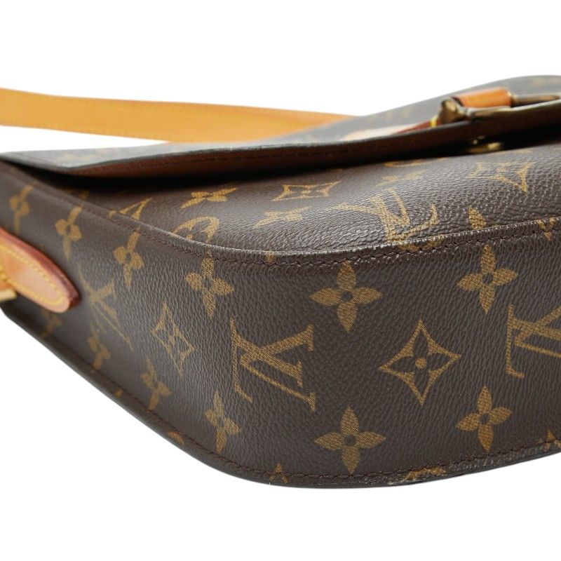Louis Vuitton Monogram Saint Cloud 24 Crossbody Shoulder Bag Brown Leather — view 4