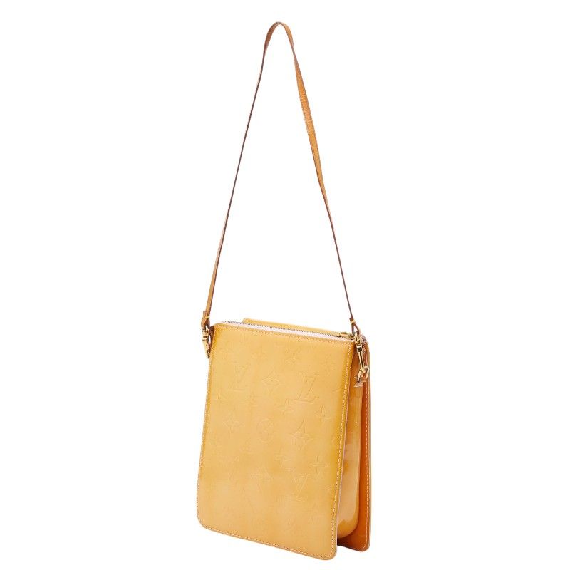 Louis Vuitton Vernis Shoulder Bag Yellow Enamel — view 2