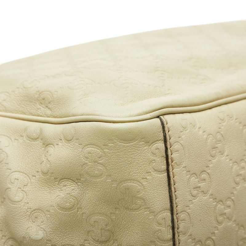 Gucci Guccissima Tote Beige Canvas Leather — view 5