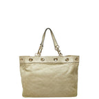 Gucci Guccissima Tote Beige Canvas Leather