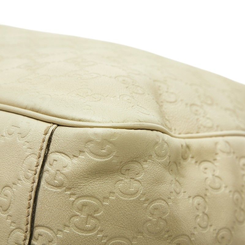 Gucci Guccissima Tote Beige Canvas Leather — view 4