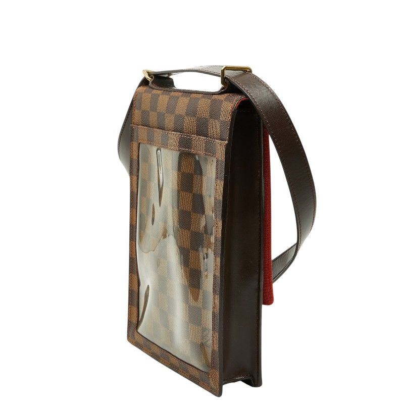 Louis Vuitton Damier Portobello Crossbody Shoulder Bag Brown Leather — view 2
