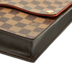 Louis Vuitton Damier Portobello Crossbody Shoulder Bag Brown Leather — view 4