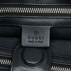 Gucci GG Supreme Tote Shoulder Bag 2-Way Black Leather — view 9
