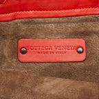 Bottega Veneta Intrecciato Shoulder Bag Orange Leather — view 7