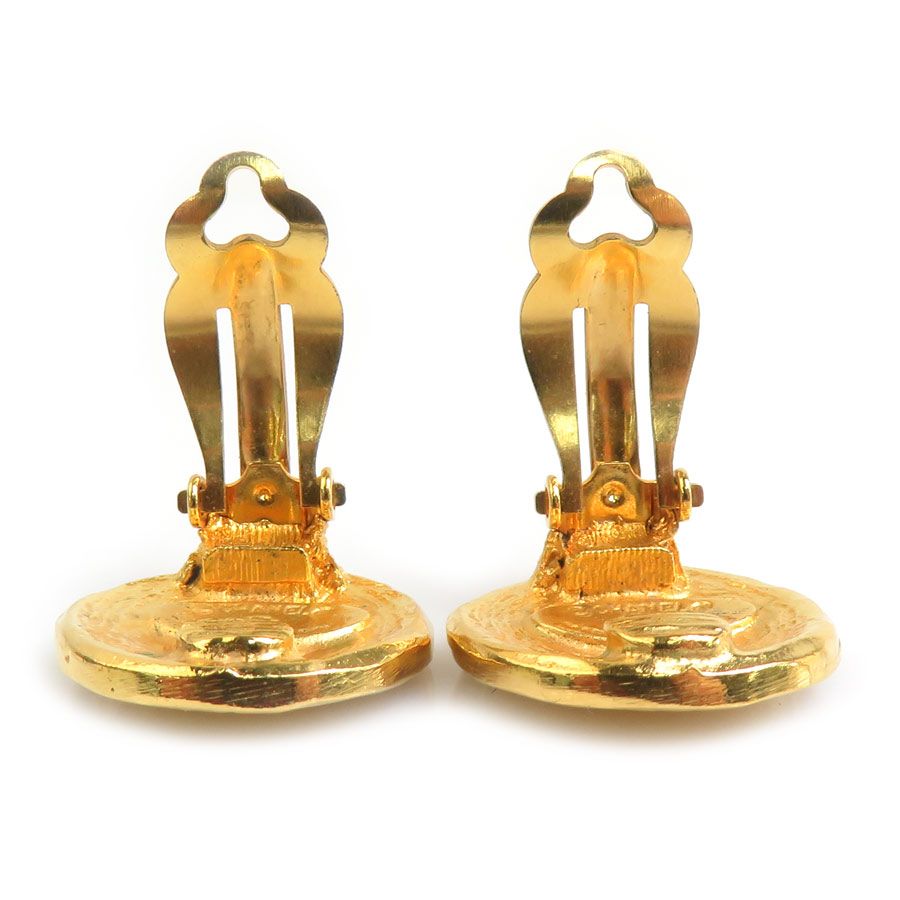 Chanel Earrings Vintee Gold — view 6