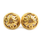 Chanel Earrings Vintee Gold